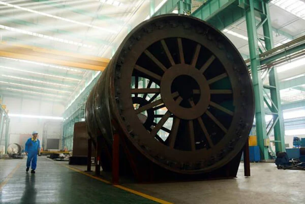 Large dryer cylinder
