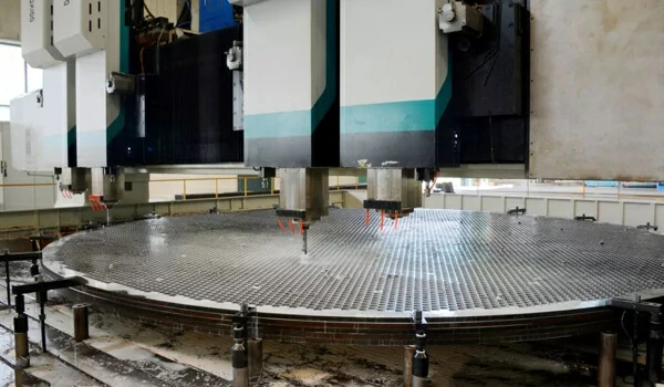Tube sheet with 7.3 diameter