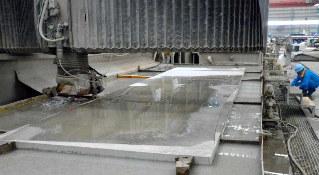 Waterjet Cutting in Fab Shop