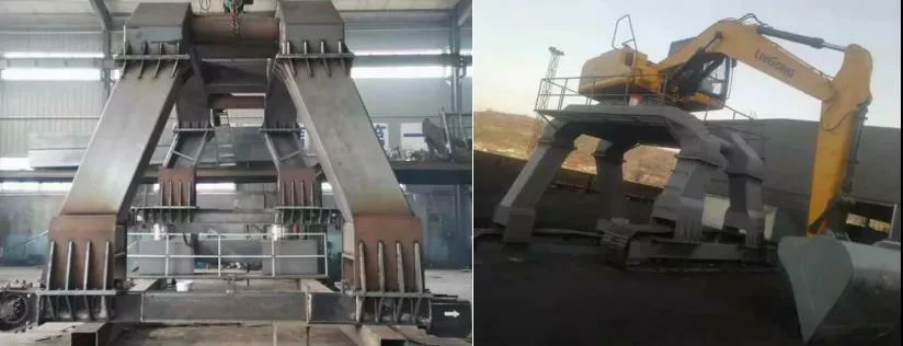 excavator bases components