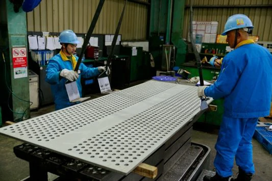rectangular tube sheet for heat exchanger