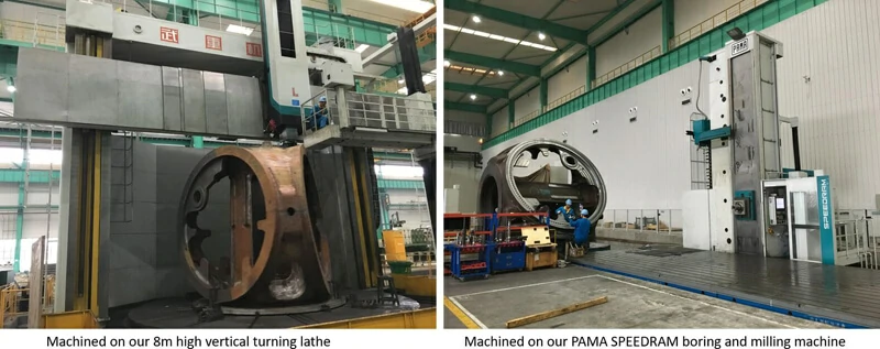 wind turbine hub machining