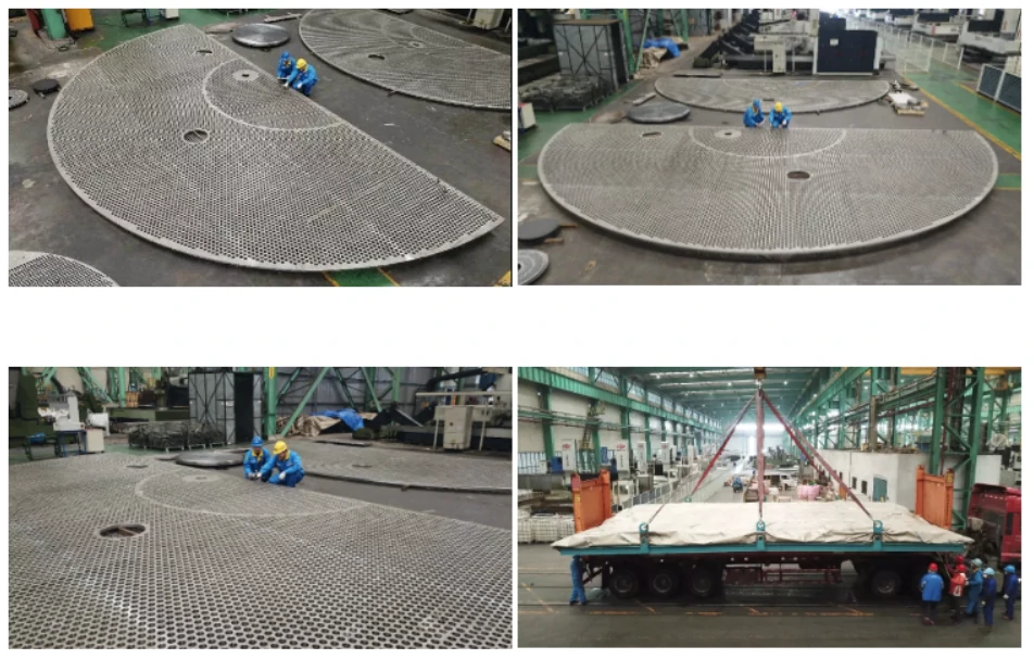 large baffle plate