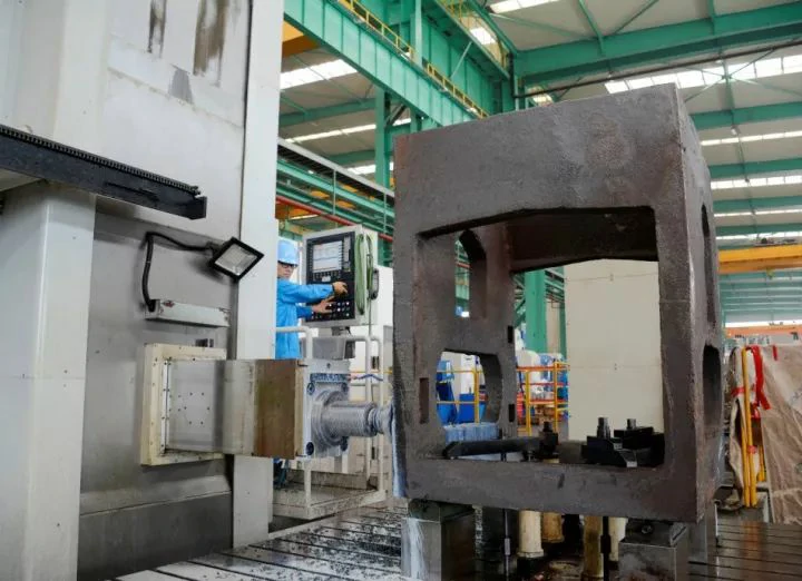 laser cutting machine frame for solar power