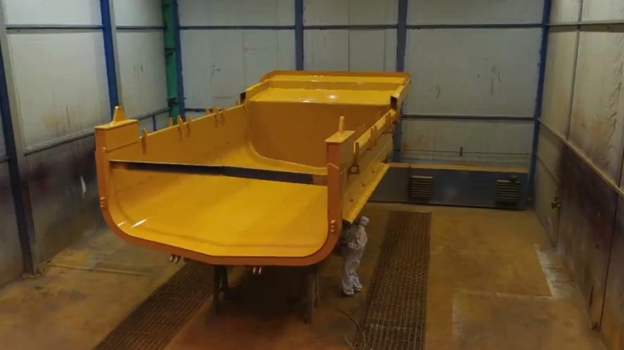 painting for large fabrications