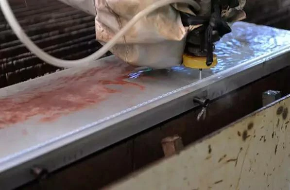 aluminium water jet cutting parts