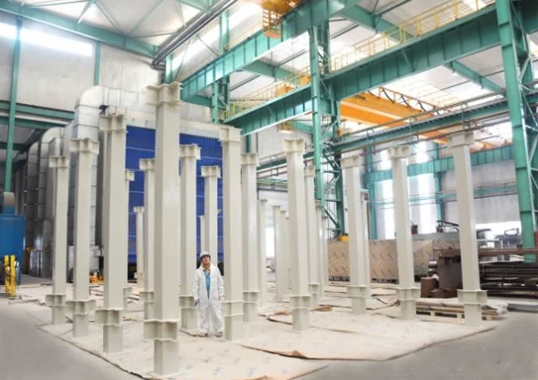 heavy steel structure fabrication - large weldments