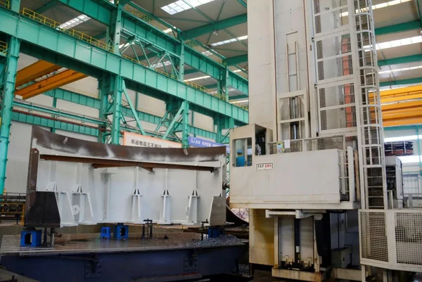 large weldment machining for tunnel boring machine