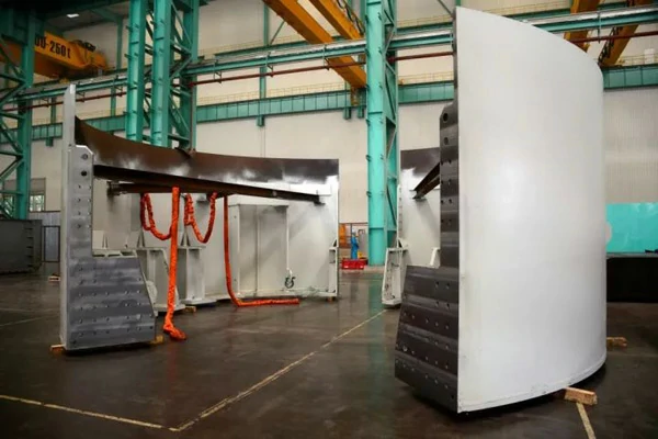 large weldment machining