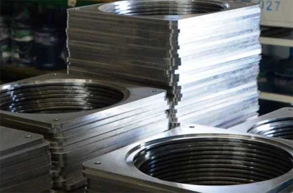 Muffler flange for diesel engine