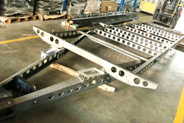 metal structure fabrication for camper trailer
