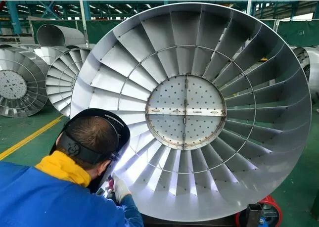 Swirl plate Demisters welding