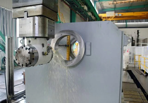 large machining for steel frame