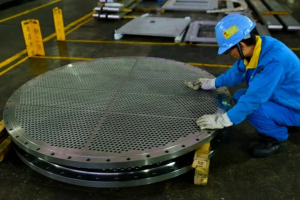 tube sheets for food plant