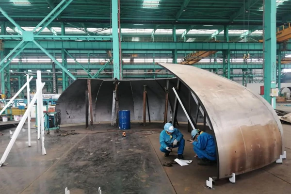 10.3m diameter tank head
