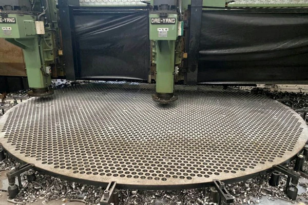 tube sheet multi hole drilling