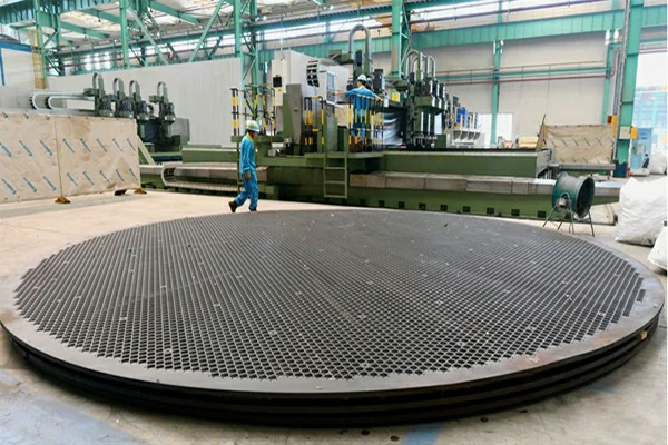 tube sheets and baffles for EO reactor