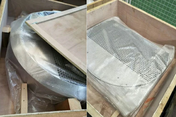 ASME tube sheets packaging