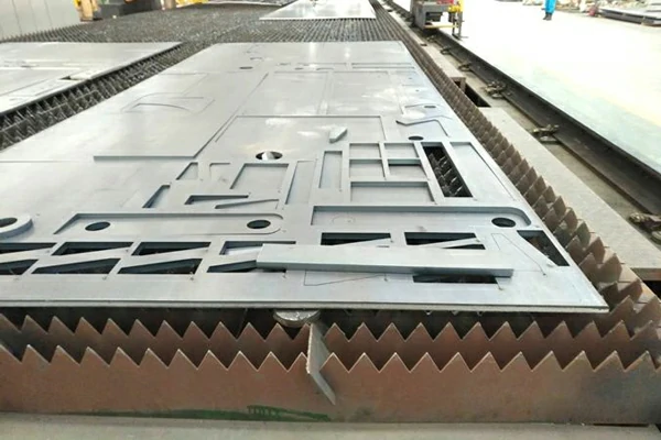 laser cutting parts for mining vehicles