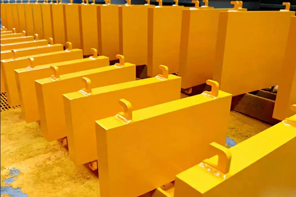 metal fabrication for marine ballast counterweight
