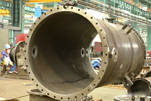 chemical tower fabrication - lifting
