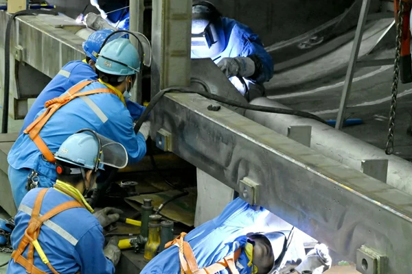 large weldments - welding